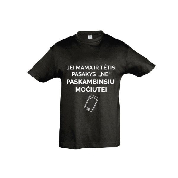 Vaikiški marškinėliai "Paskambinsiu močiutei"