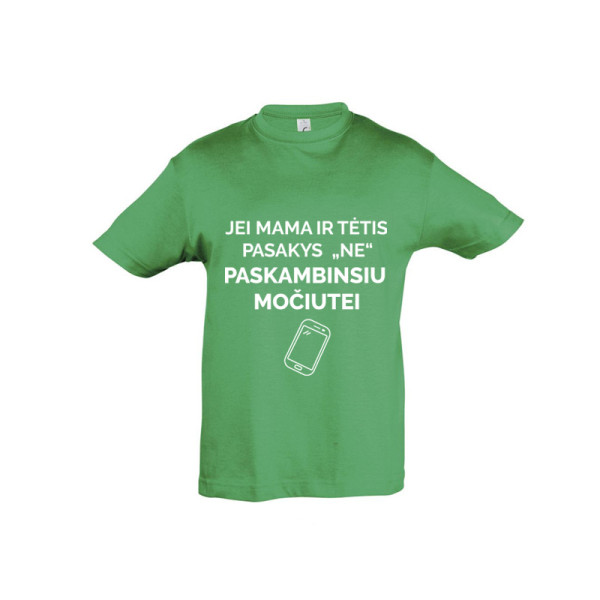 Vaikiški marškinėliai "Paskambinsiu močiutei"