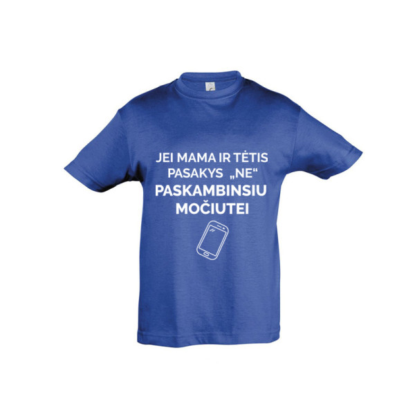 Vaikiški marškinėliai "Paskambinsiu močiutei"