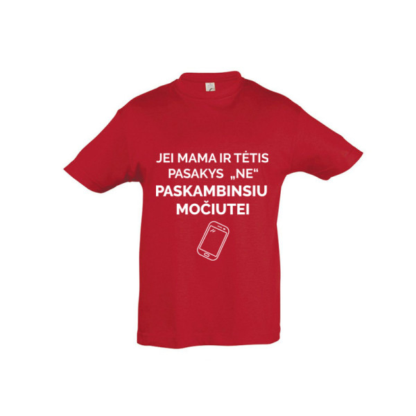 Vaikiški marškinėliai "Paskambinsiu močiutei"