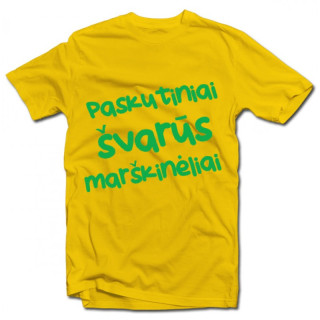 Marškinėliai "Paskutiniai švarūs marškinėliai"