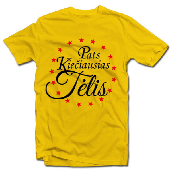 Marškinėliai "Pats Kiečiausias Tėtis"