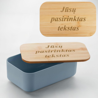 Pietų dėžutė "BEIBABOX" su Jūsų pasirinktu tekstu