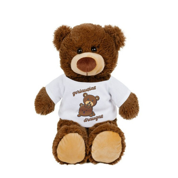 Pliušinis meškiukas "Bernie - geriausias draugas" (25 cm) Pliušinis meškiukas "Bernie - geriausias draugas" (25 cm)