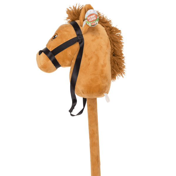 Pliušinis šokinėjimo žaislas "Hobby Horse", 75cm Pliušinis šokinėjimo žaislas "Hobby Horse", 75cm