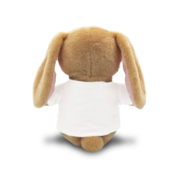 Pliušinis zuikutis "Binky" su Jūsų pasirinkta nuotrauka (18 cm) Pliušinis zuikutis "Binky" su Jūsų pasirinkta nuotrauka (18 cm)