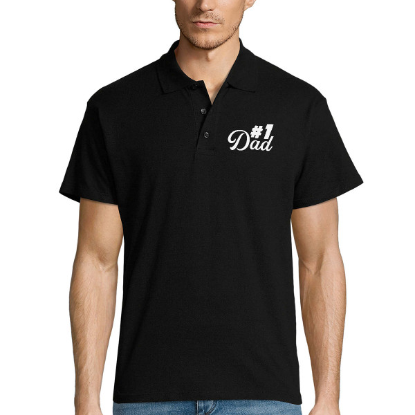 Polo marškinėliai "#1 Dad" Polo marškinėliai "#1 Dad"