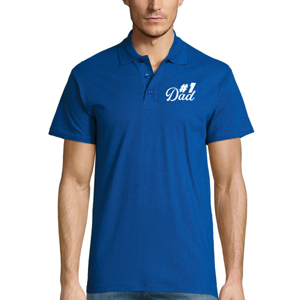 Polo marškinėliai "#1 Dad" Polo marškinėliai "#1 Dad"