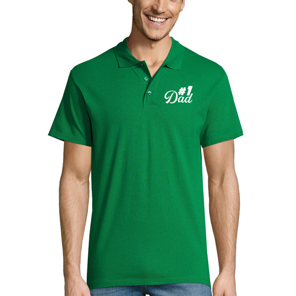 Polo marškinėliai "#1 Dad" Polo marškinėliai "#1 Dad"