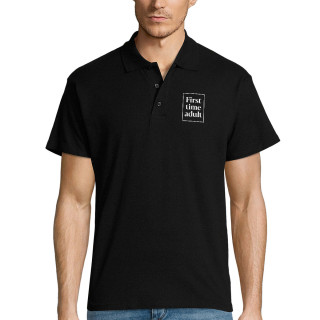 Polo marškinėliai "First time adult"
