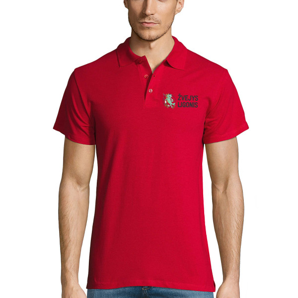 Polo marškinėliai "Žvejys ligonis" Polo marškinėliai "Žvejys ligonis"