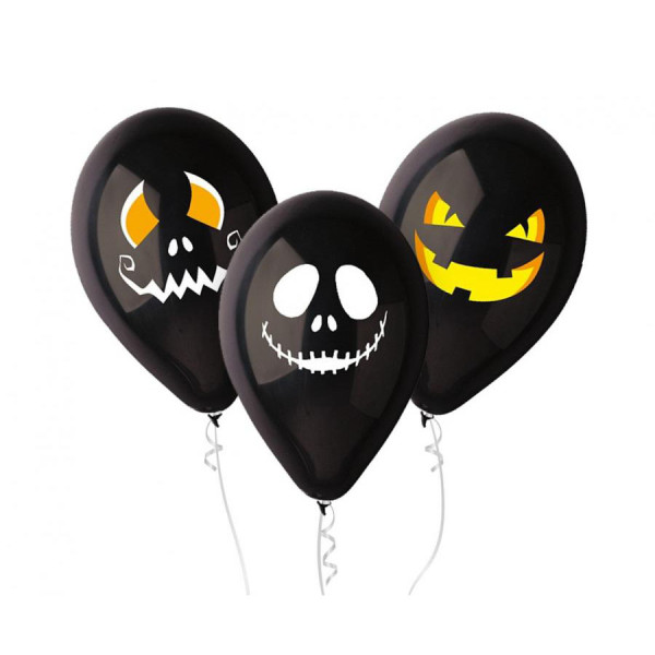 Premium balionai "Halloween faces" (3vnt) Premium balionai "Halloween faces" (3vnt)