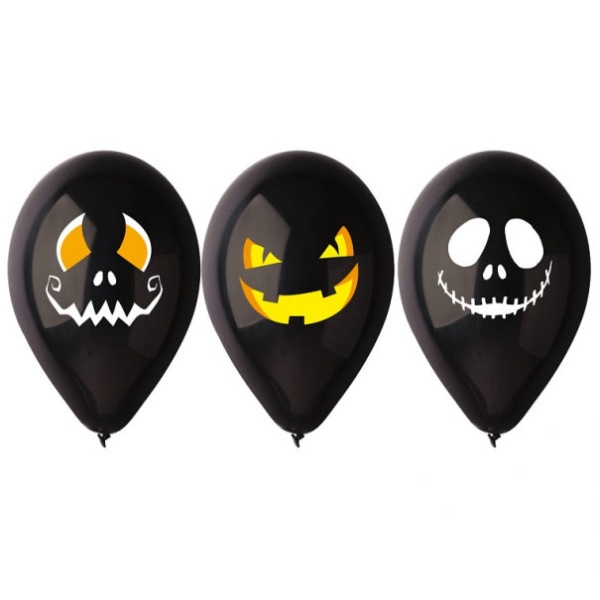 Premium balionai "Halloween faces" (3vnt) Premium balionai "Halloween faces" (3vnt)