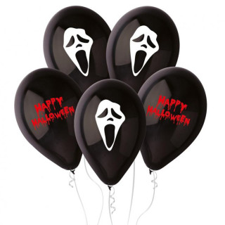 Premium balionai "Scary Halloween" (5vnt)