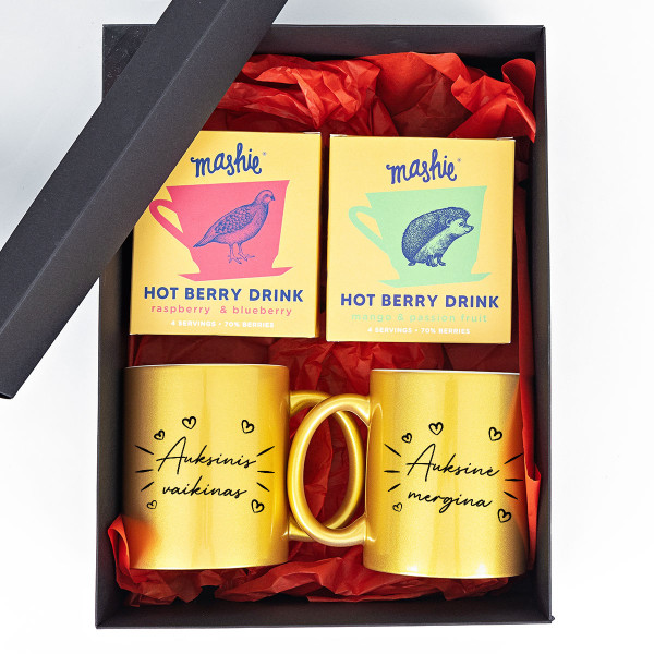 Premium dovanų rinkinys "Auksinė pora" Premium dovanų rinkinys "Auksinė pora"
