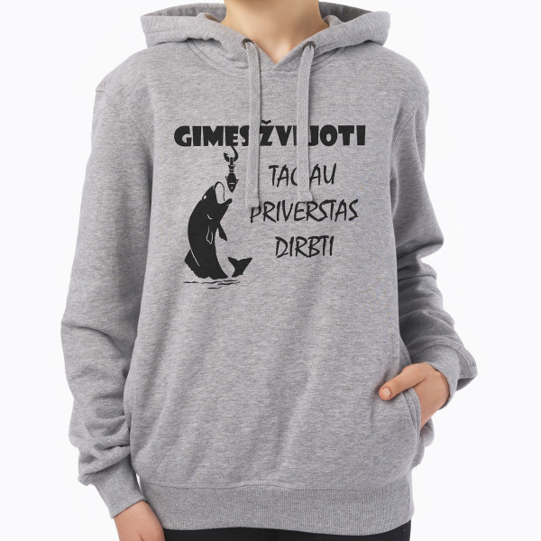 Premium "Stedman" džemperis "Gimęs žvejoti" Premium "Stedman" džemperis "Gimęs žvejoti"