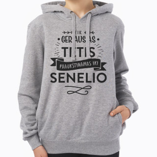 Premium "Stedman" džemperis "Tik geriausias tėtis paaukštintas iki senelio"