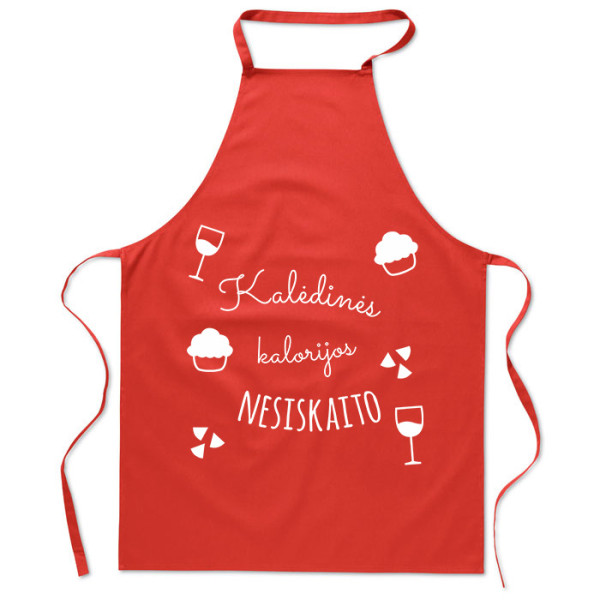 Prijuostė "Kalėdinės kalorijos nesiskaito" Prijuostė "Kalėdinės kalorijos nesiskaito"