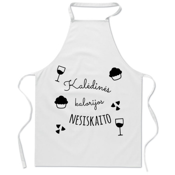 Prijuostė "Kalėdinės kalorijos nesiskaito" Prijuostė "Kalėdinės kalorijos nesiskaito"