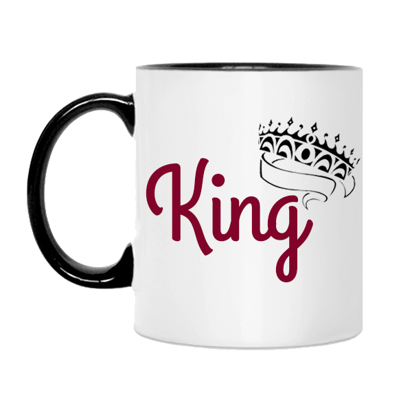 Puodelių komplektas porai "King & Queen" Puodelių komplektas porai "King & Queen"