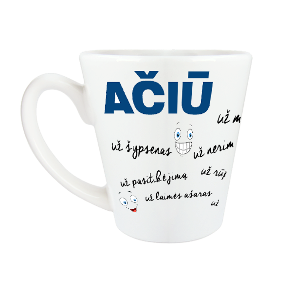 Puodelis "Ačiū Mamai" Puodelis "Ačiū Mamai"