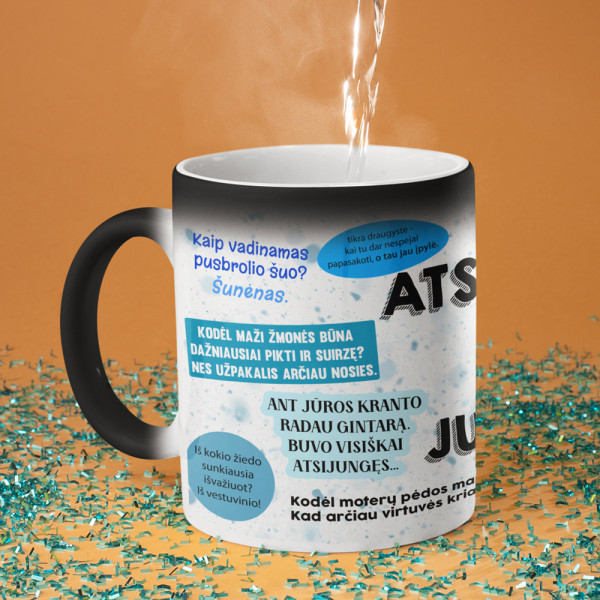 Puodelis "Atsarginiai tėčio juokeliai" Puodelis "Atsarginiai tėčio juokeliai"