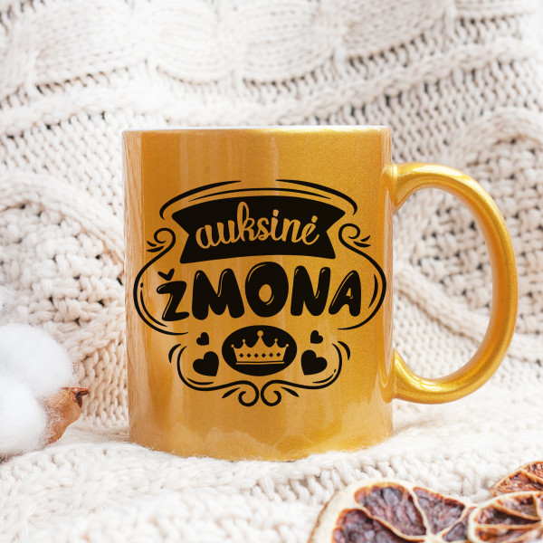 Puodelis "Auksinė žmona" Puodelis "Auksinė žmona"