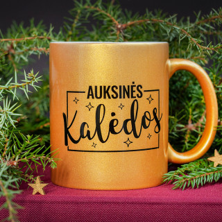 Puodelis "Auksinės Kalėdos"
