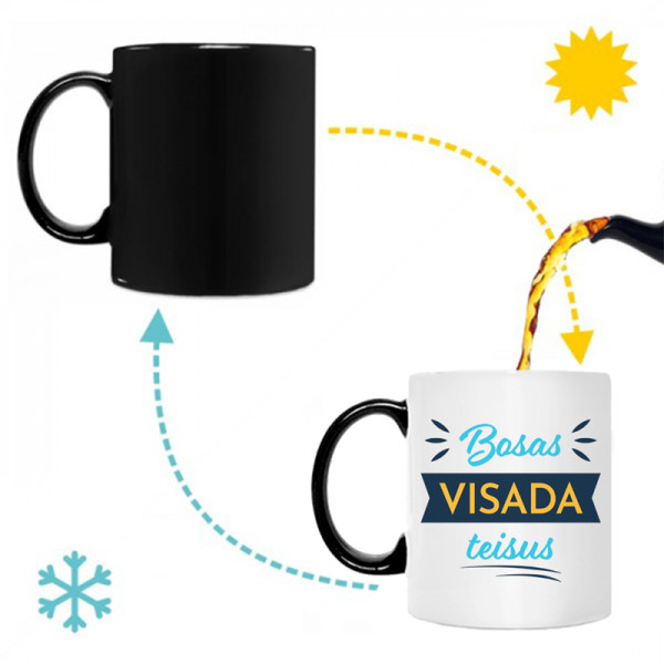 Puodelis "Bosas visada teisus" Puodelis "Bosas visada teisus"