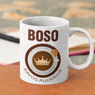 Puodelis "Boso kava"