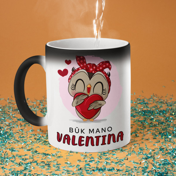 Puodelis "Būk mano Valentina" Puodelis "Būk mano Valentina"