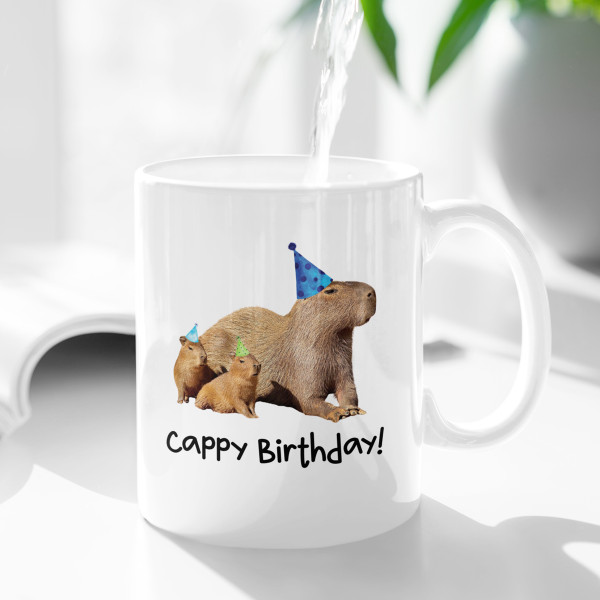 Puodelis "Cappy birthday" Puodelis "Cappy birthday"