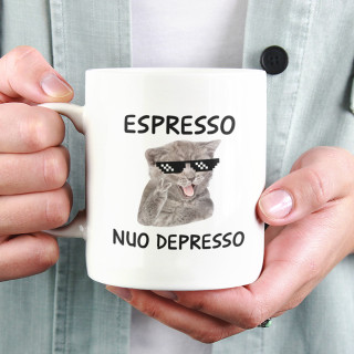 Puodelis "Espresso nuo depresso"
