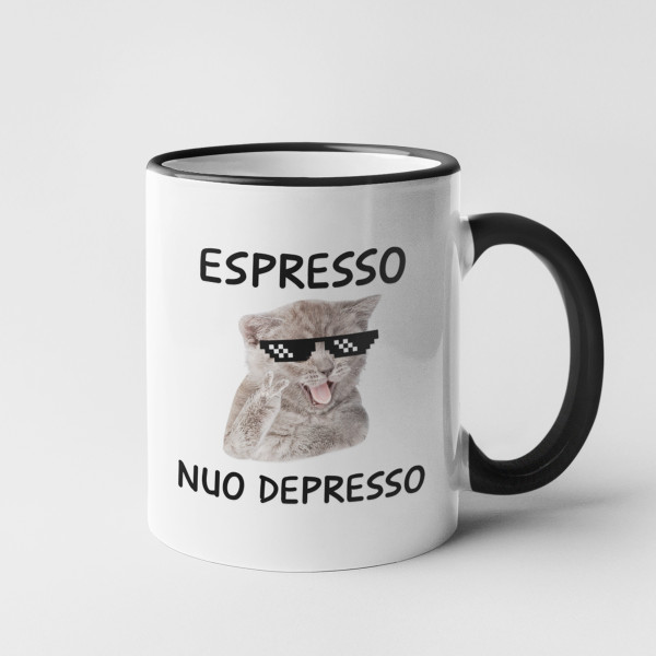 Puodelis "Espresso nuo depresso" Puodelis "Espresso nuo depresso"