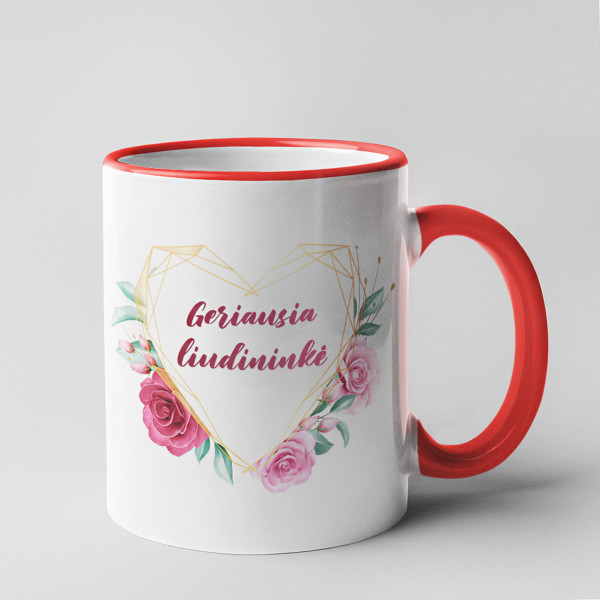 Puodelis "Geriausia liudininkė" Puodelis "Geriausia liudininkė"