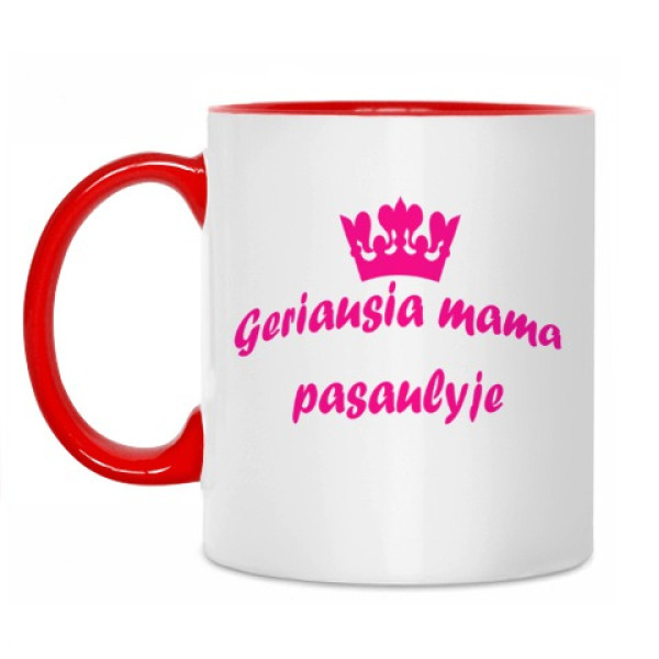 Puodelis "Geriausia mama pasaulyje" Puodelis "Geriausia mama pasaulyje"