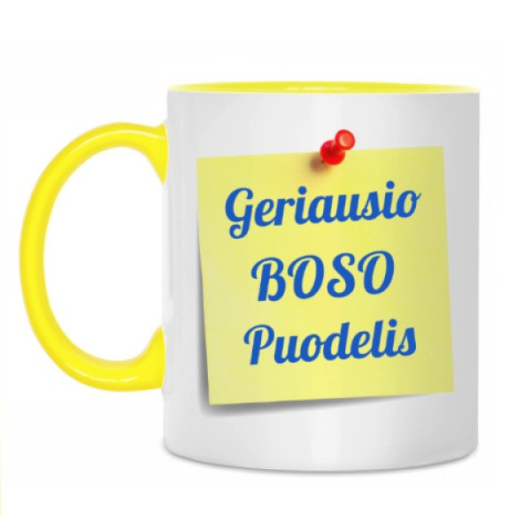 Puodelis "Geriausio boso puodelis" Puodelis "Geriausio boso puodelis"