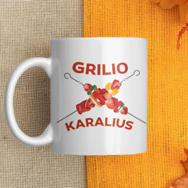 Puodelis "Grilio karalius" Puodelis "Grilio karalius"