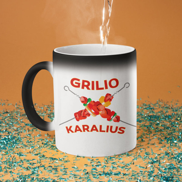 Puodelis "Grilio karalius" Puodelis "Grilio karalius"