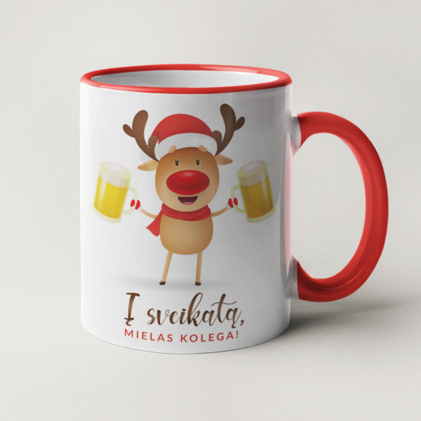 Puodelis "Į sveikatą, mielas kolega" Puodelis "Į sveikatą, mielas kolega"