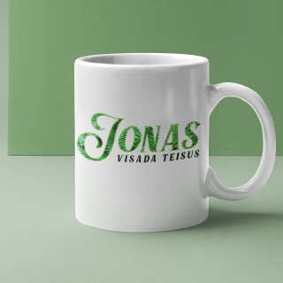 Puodelis "Jonas visada teisus"