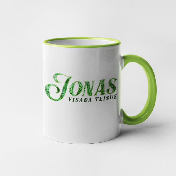 Puodelis "Jonas visada teisus" Puodelis "Jonas visada teisus"