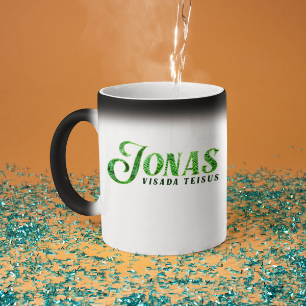 Puodelis "Jonas visada teisus" Puodelis "Jonas visada teisus"