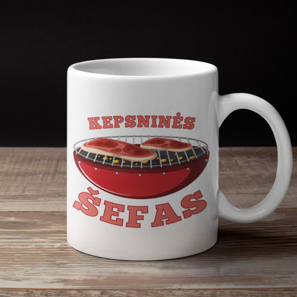 Puodelis "Kepsninės šefas" Puodelis "Kepsninės šefas"