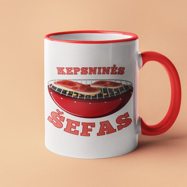 Puodelis "Kepsninės šefas" Puodelis "Kepsninės šefas"