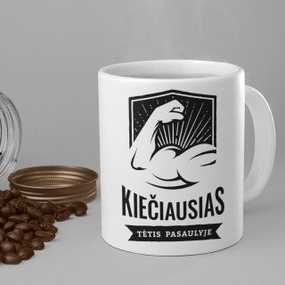 Puodelis "Kiečiausias tėtis pasaulyje"