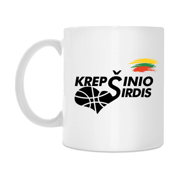 Puodelis "Krepšinio Širdis" Puodelis "Krepšinio Širdis"