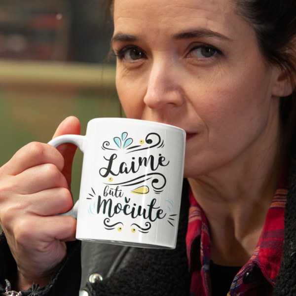 Puodelis "Laimė būti močiute" Puodelis "Laimė būti močiute"