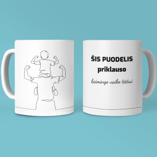 Puodelis "Laimingo vaiko tėtis"