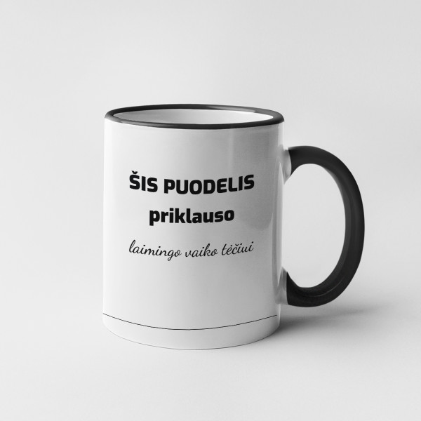 Puodelis "Laimingo vaiko tėtis" Puodelis "Laimingo vaiko tėtis"